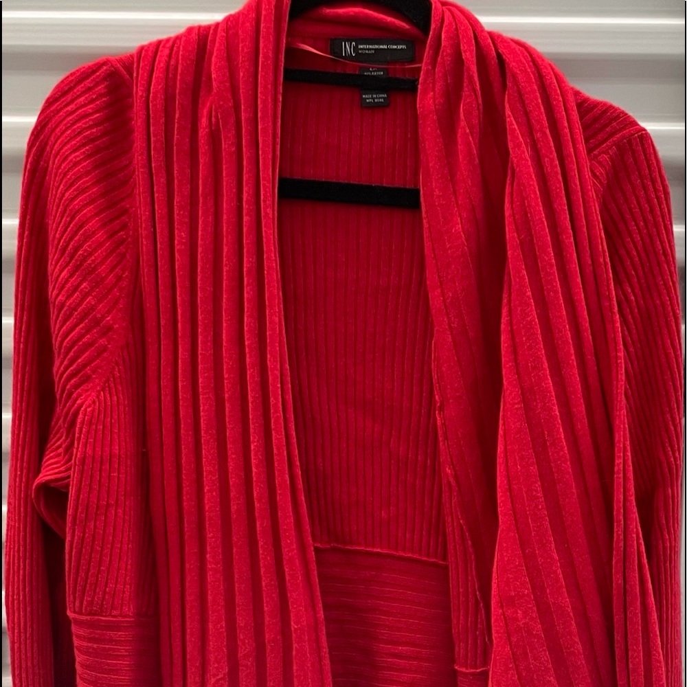 International concepts red Christmas sweater